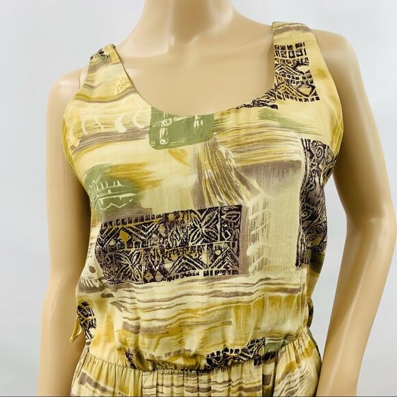 Vintage Farouche Peplum Waist Maxi Dress - Picture 2 of 11